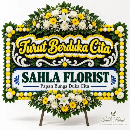 Papan Bunga Duka Balai Kartini